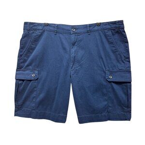 ST. John's Bay - Men's Big & Tall Knee-Length Cargo Shorts - Navy Blue - 46R